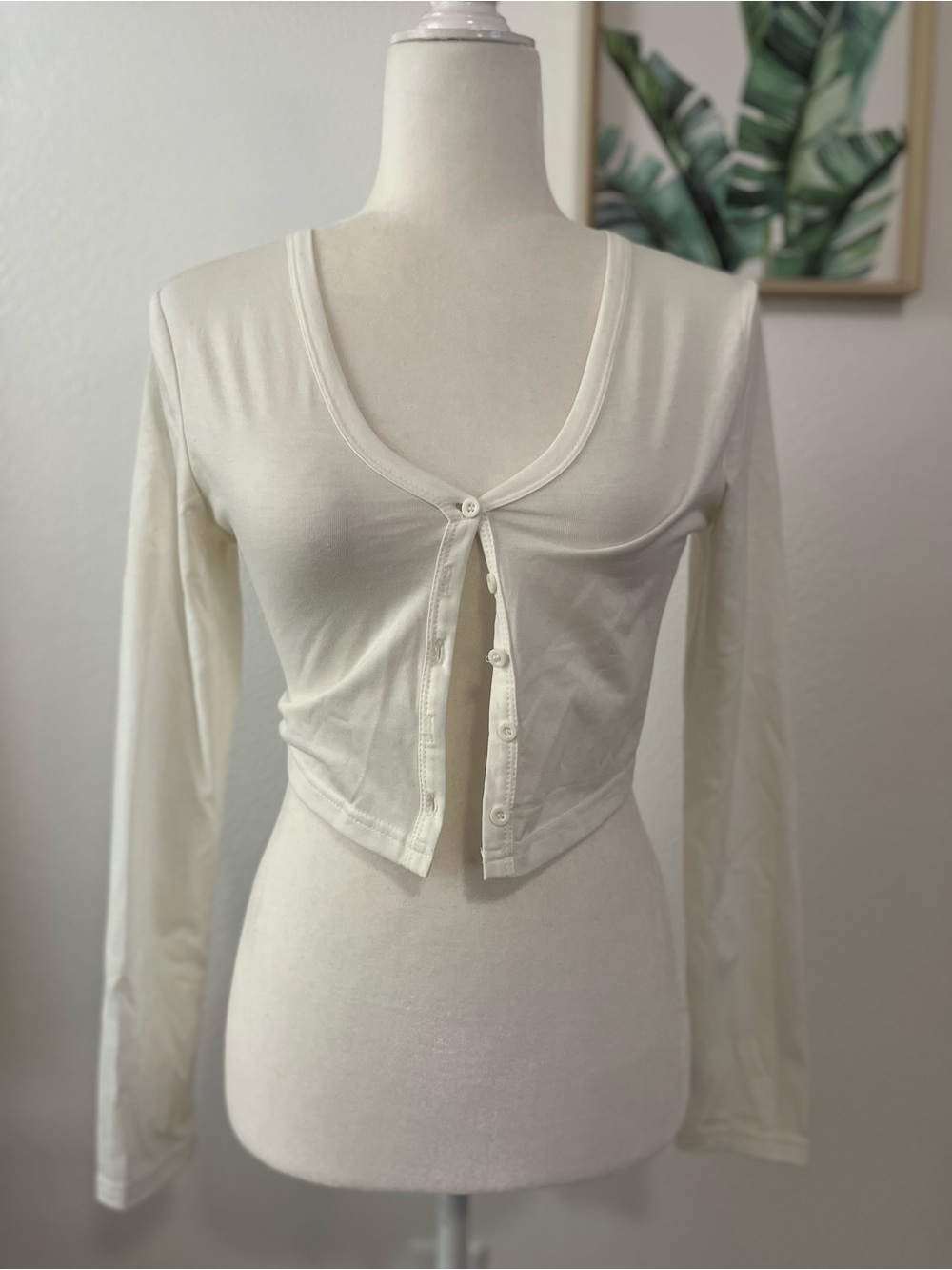 White Crop Top Women’s Slim Fit